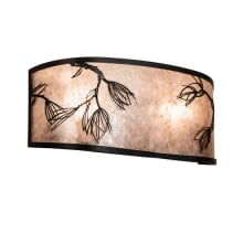Lone Pine 2 Light 9" Tall Wall Sconce