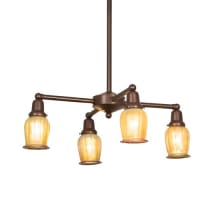 Revival Oyster Bay 4 Light 26" Wide Chandelier