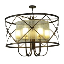 6 Light 48" Wide Pendant