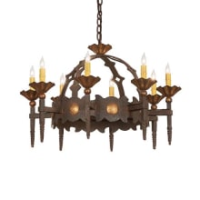 Antibes 8 Light 28" Wide Taper Candle Style Chandelier