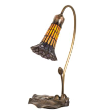 Pond Lily 16" Tall Gooseneck Table Lamp