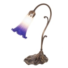 Tiffany Pond Lily 15" Tall Gooseneck Table Lamp
