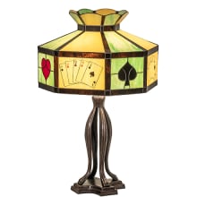Poker Face 3 Light 33" Tall Buffet Table Lamp