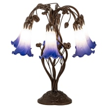 Pond Lily 6 Light 19" Tall Buffet Table Lamp