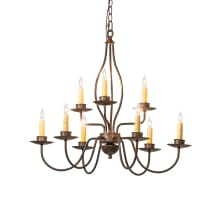 Earl 9 Light 28" Wide Taper Candle Style Chandelier