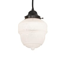 Revival 8" Wide Mini Pendant with Frosted Glass Shade