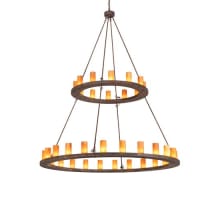 Loxley 36 Light 72" Wide Ring Chandelier
