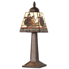 Pinecone Mission 15" Tall Buffet Table Lamp