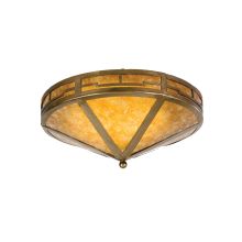 16" W Valley View Flush Mount Ceiling Fixture