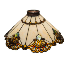 Shell with Jewels 8.5" Tall Lamp Shade