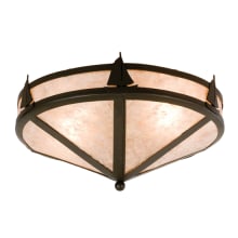 Sailboat 2 Light 16" Wide Semi-Flush Ceiling Fixture