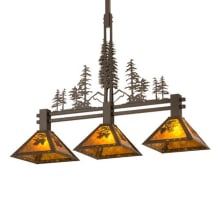Tall Pines 3 Light 12" Wide Linear Pendant