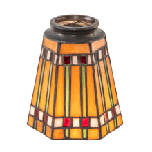 Prairie Corn 4" Wide x 5" Tall Stained Glass Lighting Shade