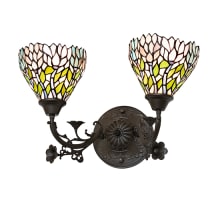 2 Light 11" Tall Wall Sconce