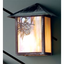 Seneca Winter Pine 11" Tall Hand Crafted Wall Sconce