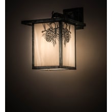 Hyde Park 14" Tall Wall Sconce with Rectangle Shade