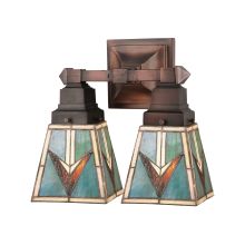 12" W Valencia Mission 2 Light Wall Sconce