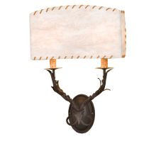 14.5" W Ranchero 2 Light Wall Sconce