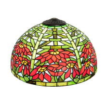 Poinsettia 8.5" Tall Lamp Shade