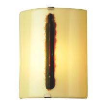 8" W Dolciume Dolce Fused Glass Wall Sconce