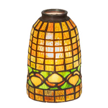 Acorn 5" Wide x 7" Tall Stained Glass Lighting Shade