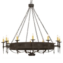 Warwick 12 Light 66" Wide Taper Candle Style Chandelier