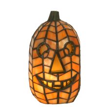 Halloween Pumpkin 8.5" H Jack O'Lantern Accent Lamp