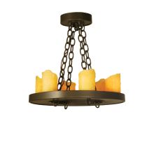 18" W Loxley 6 Light Chandelier