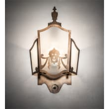 Theatre Mask 21" Tall Wall Sconce with Shade