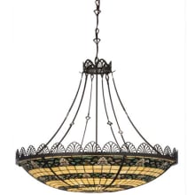 Shell and Ribbon 8 Light 43" Wide Pendant