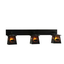 48" Wide 3 Light Vanity Light with Bear Shades