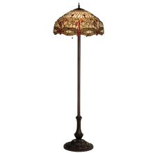 63" High Hanging Head Dragonfly Floor Lamp