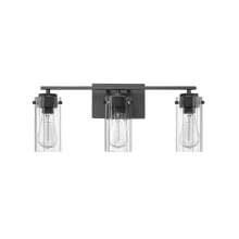Serena 3 Light 22" Wide Vanity Light with Clear Glass Shades