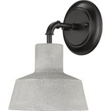 Lloyd 10" Tall Outdoor Wall Sconce with Metal Shade - ADA Compliant