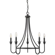 Artemis 5 Light 26" Wide Taper Candle Style Chandelier
