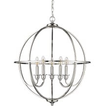 Artemis 5 Light 24" Wide Taper Candle Style Chandelier