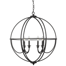 Artemis 6 Light 30" Wide Taper Candle Style Chandelier