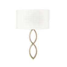 Rylee 19" Tall Wall Sconce with Linen Shade - ADA Compliant
