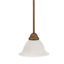 8" Wide Single Light Mini Pendant with Bell Shade