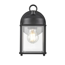 8" Tall Outdoor Wall Sconce with Clear Glass Shade - ADA Compliant