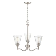 Caily 3 Light 21" Wide Chandelier