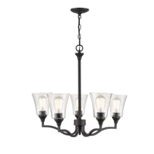 Caily 5 Light 26" Wide Chandelier