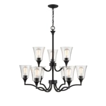 Caily 9 Light 32" Wide Chandelier