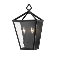 Arnold 2 Light 18" Tall Outdoor Wall Sconce