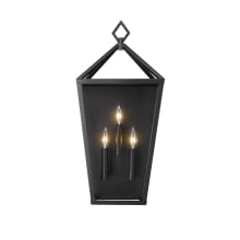 Arnold 3 Light 24" Tall Wall Sconce