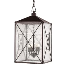 4 Light 14" Wide Outdoor Pendant