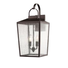 Devens 2 Light 22" Tall Outdoor Wall Sconce