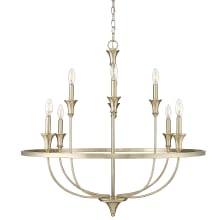 Emery 8 Light 34" Wide Taper Candle Style Chandelier