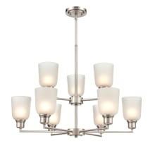 Amberle 9 Light 30" Wide Chandelier