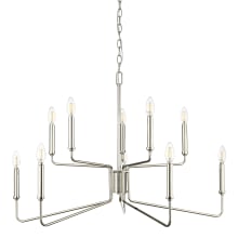 Raven 10 Light 36" Wide Taper Candle Style Chandelier